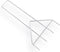 Synx Tools Gazonprikker 60x40 cm - Gazonbeluchters - Gazonprikkers - Beluchter - Gazon - Beluchten - Bodembewerkers - Beluchtings