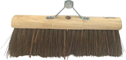 Synx Tools Gemeente bezem 45cm met steelhouder zonder steel - bezems - buiten bezem - Harde haren/Veger - Ronde kop - Gemeentebezem