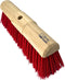 Synx Tools Gemeente bezem Nylon 45cm - bezems - buiten bezem -Harde haren/Veger - Ronde kop - Gemeentebezem - Zonder Steel