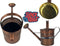 Synx Tools Gieter Koper 5 Liter - Metaal - 5L - Gieters - gieters voor binnen - gieters voor buiten - kleine gieter - gieter binnen - plantengieter