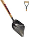 Synx Tools Graanschop met steel 85cm - Schoppen - sneeuwschep - graanschep - spades - Met Houten steel