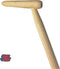 Synx Tools Grind/onkruidschoffel - onkruidborstel - onkruidsteker - onkruidverdelger - onkruidbestrijding - Met schoffel steel 160 cm