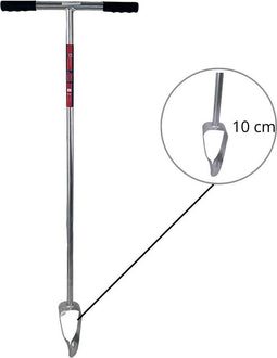 Synx Tools Grondboor 10cm verzinkt - Grondboren - Professioneel, Ideaal voor graafwerkzaamheden, Tuin boor, plantenboor, Palenboor - Lengte 120cm