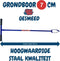 Synx Tools Grondboor 7cm Gesmeed - Grondboren - palenboor - tuin gereedschap - grondbox - High Quality