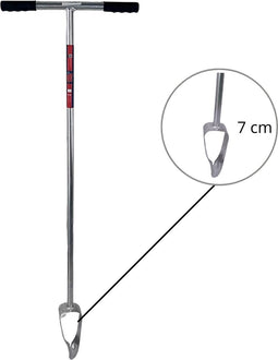 Synx Tools Grondboor 7cm verzinkt - Grondboren - Professioneel, Ideaal voor graafwerkzaamheden, Tuin boor, plantenboor, Palenboor - Lengte 120cm