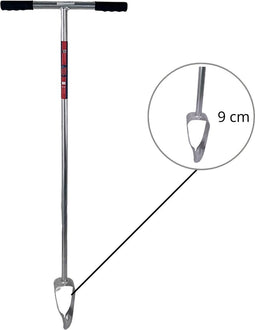 Synx Tools Grondboor 9cm verzinkt - Grondboren - Professioneel, Ideaal voor graafwerkzaamheden, Tuin boor, plantenboor, Palenboor - Lengte 120cm