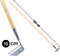 Synx Tools - Hak 16 cm Verzinkt - Onkruidverwijderaar / Onkruidbestrijding - Bodembewerkers - Tuinartikelen / Tuingereedschap - Inclusief steel 160cm