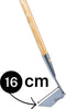 Synx Tools - Hak 16 cm Verzinkt - Onkruidverwijderaar / Onkruidbestrijding - Bodembewerkers - Tuinartikelen / Tuingereedschap - Inclusief steel 160cm