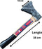 Synx Tools Handbijl 800 Gram - Handbijl - Hakbijl - Handbijlen - Bijl - Wig bijl- Tuingereedschap - Hakken - Met Houten steel