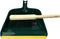 Synx Tools Handveger en blik Groen met lipje - Stoffer en Blik - Kunststof - Bezem - Schoonmaakartikelen - bezem binnen - veger en blik