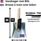 Synx Tools Handveger en blik Luxe Metaal Stoffer en Blik - Zwart - Bezem - Schoonmaakartikelen - bezem binnen - veger en blik