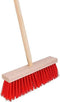 Synx Tools Harde Bezem Rood 30cm - Incl steel 130cm