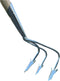 Synx Tools hark - Cultivator - 3 tanden - Verzinkt - Bodembewerkers - Harken - Tuingereedschap / Grondwoelers - Incl. Steel 150cm