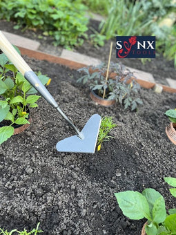 Synx Tools Hart schoffel 20cm Schoffels - Onkruidverwijderaar - Harte Schoffel met Steel - 160 cm steel met hilt - Onkruidbestrijding