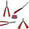 Synx Tools Heggenschaar Recht Budget Takkenschaar - 53 CM- Tuin - Snoeischaar - heggeschaar - schaar - takken - Rood