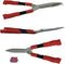Synx Tools Heggenschaar Recht Budget Takkenschaar - 53 CM- Tuin - Snoeischaar - heggeschaar - schaar - takken - Rood