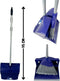Synx Tools Hotel stoffer en blik set van 2 - Stoffer & Blik - Synx Tools Stoffer en Blik met lange stelen 95 cm Blauw Kunststof - Stoffer Blik set - Stoffer en blik sluitend model - Schoonmaak artikelen - Bezem / Veger en blik met lange steel