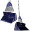 Synx Tools Hotel stoffer en blik set van 6 - Stoffer & Blik - Synx Tools Stoffer en Blik met lange stelen 95 cm Blauw Kunststof - Stoffer Blik set - Stoffer en blik sluitend model - Schoonmaak artikelen - Bezem / Veger en blik met lange steel