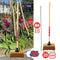 Synx Tools Junior Kinderbezem Cocos Binnenbezem - Bezems / Zaalveger - Buitenspeelgoed - tuinierspeelgoed - Schepjes - Kinderen - Met houten Steel 86 cm