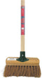 Synx Tools Junior Kinderbezem Cocos Binnenbezem - Bezems / Zaalveger - Buitenspeelgoed - tuinierspeelgoed - Schepjes - Kinderen - Met houten Steel 86 cm
