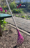 Synx Tools Kinder bladhark Gazonhark Hark - Buitenspeelgoed / Speelgoed - Inclusief steel 75cm - Tuinierspeelgoed - Zandbakspeelgoed - Kinderenartikelen - Tuinartikelen - Inclusief steel 75cm.