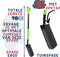 Synx Tools Kinder Spades Mini ERGO - Kinder Schep - Kinder schop / Schoppen - Spade Ergonomisch - Kind tuingereedschap - Steel 70cm