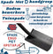 Synx Tools Kinder Spades Mini ERGO - Kinder Schep - Kinder schop / Schoppen - Spade Ergonomisch - Kind tuingereedschap - Steel 70cm