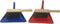 Synx Tools kinder stoffer en blik set van 2 - Handveger en blik - Metaal - Blauw en Rood - kinderbezem - stoffer en blik kinderen - bezems