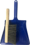Synx Tools kinder stoffer en blik set van 2 - Handveger en blik - Metaal - Blauw en Rood - kinderbezem - stoffer en blik kinderen - bezems