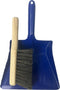 Synx Tools Kinderbezem Geel/blauw set 3 delig blauw- Bezems - Buitenspeelgoed / Speelgoed - tuinierspeelgoed - Schepjes - Kinderen - Totale lengte 76cm