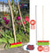 Synx Tools Kinderbezem Junior Rood Groen Bezem - Bezems - Buitenspeelgoed / Speelgoed incl. Steel 80cm - tuinierspeelgoed - Schepjes - Kinderen - Inclusief Steel 80cm