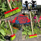 Synx Tools Kinderbezem Junior Rood Groen Bezem - Bezems - Buitenspeelgoed / Speelgoed incl. Steel 80cm - tuinierspeelgoed - Schepjes - Kinderen - Inclusief Steel 80cm