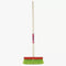 Synx Tools Kinderbezem Junior Rood Groen Bezem - Bezems - Buitenspeelgoed / Speelgoed incl. Steel 80cm - tuinierspeelgoed - Schepjes - Kinderen - Inclusief Steel 80cm