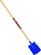 Synx Tools Kinderspade met opstapje Blauw - Kinderspade - schepjes - Bats / Spade - Buitenspeelgoed - Tuinierspeelgoed - Zandbakspeelgoed - Speelgoed - Schopje - Kinderen - Totale lengte 73cm