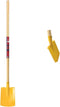 Synx Tools Kinderspade met opstapje Geel - Kinderspade - schepjes - Bats / Spade - Buitenspeelgoed - Tuinierspeelgoed - Zandbakspeelgoed - Speelgoed - Schopje - Kinderen - Totale lengte 73cm