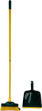 Synx Tools Klauwbezem en blik 28cm set - Bezems - bezemhouder - bezem buiten - straatbezem - krallenbezem - Telescopische steel 70 - 140cm