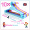 Synx Tools kledinghangers kinder - Kleerhangers - 10 stuks - Hanger - Mix kleuren - Kinderkleding - Babykleding - babykameraccessoires - 18CMx28CMx0,5CM