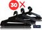 Synx Tools Kledinghangers kleerhangers - Zwart - 30 Stuks -broekhanger - Hanger - Ophangers - Roklat - Multi Pack - Kapstokken