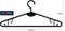 Synx Tools Kledinghangers kleerhangers - Zwart - 30 Stuks -broekhanger - Hanger - Ophangers - Roklat - Multi Pack - Kapstokken