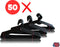 Synx Tools Kledinghangers Kleerhangers - Zwart - 50 Stuks - broekhanger - Hanger - Ophangers - Roklat - Multi Pack