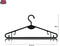 Synx Tools Kledinghangers Kleerhangers - Zwart - 50 Stuks - broekhanger - Hanger - Ophangers - Roklat - Multi Pack