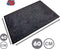 Synx Tools Luxe Deurmat Binnen – Antraciet Vinyl 40x60cm – Droogloopmat / Droogloopmatten voor Binnen en buiten – Deur Droogloop Mats– Schoonloopmat – Deurmatten – Inloopmat – Voordeur – Doormat – Matten – Entreema