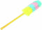 Synx Tools Luxe Plumeau Geel uitschuifbaar - Stoffer - Bezem - plumeau uitschuifbaar - plumeau met telescoopsteel - ragebol- Lengte 79cm - 106cm