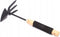 Synx Tools Mini schoffel met klauwen Metaal 29 cm - Schoffel Mini- Mini tuingereedschap - Onkruidverwijderaar - Handgereedschap - Moestuin benodigheden