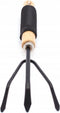 Synx Tools Mini Tuinkrabber Metaal 32 cm - hark - Tuinkrabber Mini- Mini tuingereedschap - Onkruidverwijderaar - Handgereedschap - Moestuin benodigheden