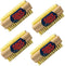 Synx Tools Nagelborstel hout set van 4 stuks - schrobborstels - nagel borstel - schrobbezem - nagelborstel hout - Voordeelverpakking