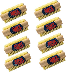 Synx Tools Nagelborstel hout set van 8 stuks - schrobborstels - nagel borstel - schrobbezem - nagelborstel hout - Voordeelverpakking