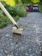 Synx Tools Onkruidborstel Voegenborstels Onkruidkrabber - Onkruidborstel - krabbers / schrapers - Onkruidverwijderaars - Onkruidbestrijding - Voegenkrabbers / Voegenborstel - Met houder en steel 160cm