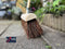 Synx Tools Prof Gemeente Bezem 45 cm incl. Steel 150 cm - Straatbezem / Stadsbezem - Harde natuurvezels - veger - Bezems buitenbezem - Tuinbezem -