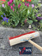 Synx Tools Prof Gemeente Bezem Nylon 45 cm - Wegenbouwbezem - Straatbezem - Stadsbezem - Harde natuurvezels - veger - Bezems buitenbezem - Tuinbezem - incl. Steel 150 cm